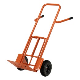 Сибртех Тележка ручная двухколесная TTP2-01.00.000, грузоподъемность 190 кг, пневматические колеса d 260 мм, платформа 580 х 290 мм 68944