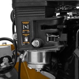 Denzel Мотоблок DPT-170, 7 л.с., ремен.сцеп, шир 85 см, глуб 35 см,фрез 3х3,ШОМ,скор 2В/1Н,кол 8" 56431