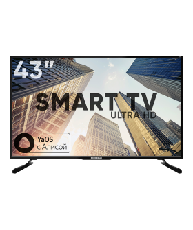 SOUNDMAX Телевизор SM-LED43M03SU UHD SMART Яндекс