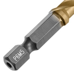 Denzel Набор сверл-метчиков, М4-М12, Р6М5 76781