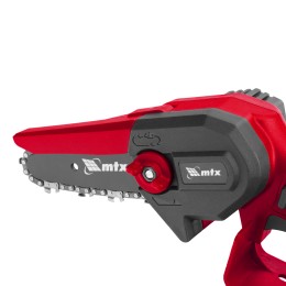 Matrix Цепная мини-пила аккумуляторная, MCS-100, шина 100 мм, Li-Ion, 20 В 58640