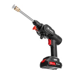 Matrix Моечная машина высокого давления аккумуляторная А-21-02, 40 бар, 4 л/мин, Li-ion 21 В, 2 акк. 58211