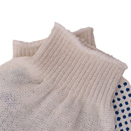 Сибртех Перчатки трикотажные, с ПВХ точкой, 10 класс, 50 пар в уп. 68019