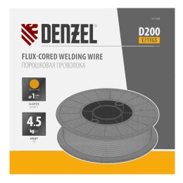 Denzel Порошковая проволока Е71TGS, диам. 1 мм, 4,5 кг, диам. катушки D200 97548