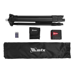 Matrix Лазерный уровень QBC GREEN Pro SET, 20 м, зеленый луч, батарейки, штатив 350115