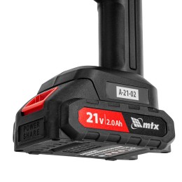 Matrix Моечная машина высокого давления аккумуляторная А-21-02, 40 бар, 4 л/мин, Li-ion 21 В, 2 акк. 58211