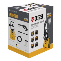 Denzel Моечная машина высокого давления R-170, 1800 Вт, 170 бар, 380 л/ч 58262