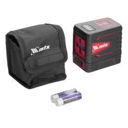Matrix Лазерный уровень QBC RED Basic SET, 10 м, красный луч, батарейки, резьба 1/4" 35010