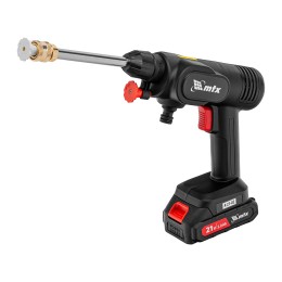 Matrix Моечная машина высокого давления аккумуляторная А-21-02, 40 бар, 4 л/мин, Li-ion 21 В, 2 акк. 58211