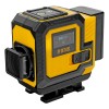 Лазерный уровень мультипризменный DLV-360-3C, 30 м, зеленый луч, Li-Ion 2,4 Aч, кейс Denzel 35080