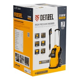 Denzel Моечная машина высокого давления K 90 Power, 3100 Вт, 220 бар, 600 л/ч, асинх. двиг. 58273