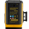 Лазерный уровень мультипризменный DLV-360-3C, 30 м, зеленый луч, Li-Ion 2,4 Aч, кейс Denzel 35080