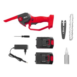 Matrix Цепная мини-пила аккумуляторная, MCS-100, шина 100 мм, Li-Ion, 20 В 58640