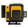 Лазерный уровень мультипризменный DLV-360-3C, 30 м, зеленый луч, Li-Ion 2,4 Aч, кейс Denzel 35080