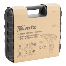 Matrix Дрель-шуруповерт аккумуляторная CDS-12, Li-Ion, 12 В 26183