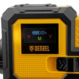 Denzel Лазерный уровень мультипризменный DLV-360-3C, 30 м, зеленый луч, Li-Ion 2,4 Aч, кейс 35080