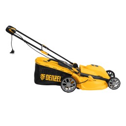 Denzel Газонокосилка электрическая GMC-2000, шир. 44см, 2000 Вт, 6 уров., травосб. 45 л 96630