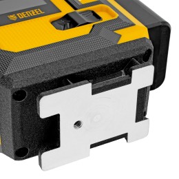 Denzel Лазерный уровень мультипризменный DLV-360-3C, 30 м, зеленый луч, Li-Ion 2,4 Aч, кейс 35080