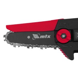 Matrix Цепная мини-пила аккумуляторная, MCS-100, шина 100 мм, Li-Ion, 20 В 58640