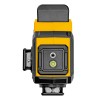 Лазерный уровень мультипризменный DLV-360-3C, 30 м, зеленый луч, Li-Ion 2,4 Aч, кейс Denzel 35080