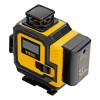 Лазерный уровень мультипризменный DLV-360-4C, 30 м, зеленый луч, Li-Ion 2,4 Aч, кейс Denzel 35081