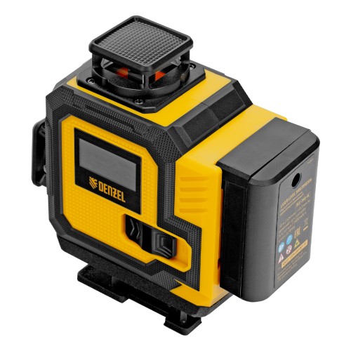 Лазерный уровень мультипризменный DLV-360-4C, 30 м, зеленый луч, Li-Ion 2,4 Aч, кейс Denzel 35081