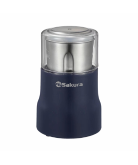 SAKURA Кофемолка SA-6176BL 150Вт 50гр син