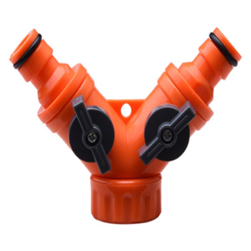 Фитинг с краном двойной для полива 3/4" HARDEN 633005