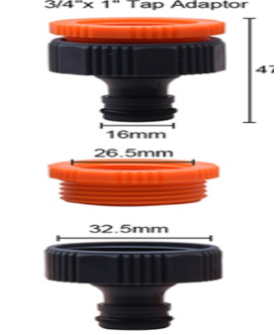 HARDEN Фитинг переходник 3/4"х1" 633031
