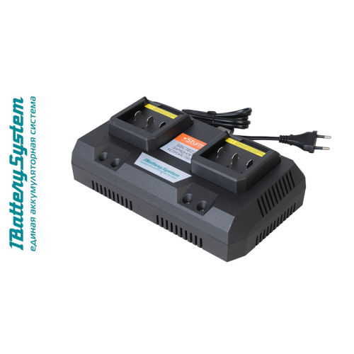 зарядное устройство Sturm! 1BatterySystem 18 В, 2 x 4 А для двух батарей SBC1822