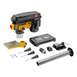 Denzel Станок сверлильный DDM-350L, 350 Вт, 13 мм, 5 ск., лазер, настольный 95321