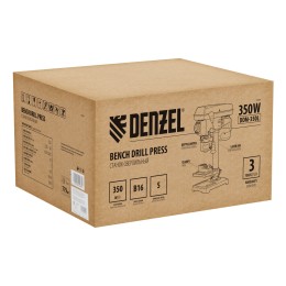 Denzel Станок сверлильный DDM-350L, 350 Вт, 13 мм, 5 ск., лазер, настольный 95321