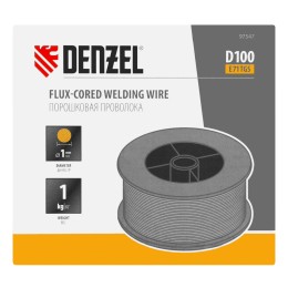 Denzel Порошковая проволока Е71TGS, диам. 1 мм, 1 кг, диам. катушки D100 97547
