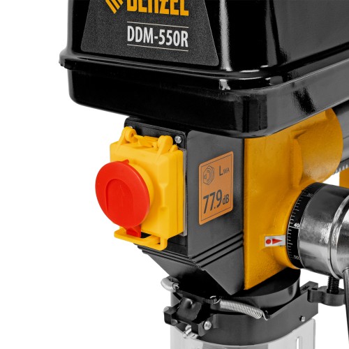 Станок сверлильный радиальный DDM-550R, 550 Вт, 16 мм, 12 ск., настольный Denzel 95323