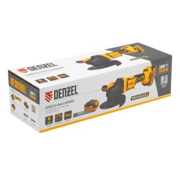 Denzel Машина шлифовальная угловая аккумуляторная бесщет. AGH-BL-20-125, Li-Ion, 20 В 27010