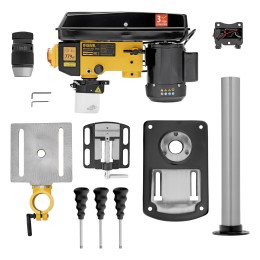 Denzel Станок сверлильный DDM-350L, 350 Вт, 13 мм, 5 ск., лазер, настольный 95321