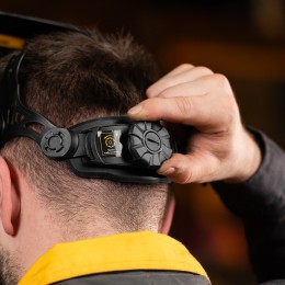 Denzel Щиток защитный лицевой (маска сварщика) F9, см. окно 100x60, Real Color, DIN 4-8/9-13 89718