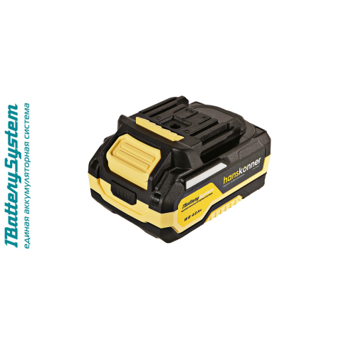 HBP2004 аккумулятор Hanskonner 18 В, 1BatterySystem, 4.0 Ач, USB-разъем