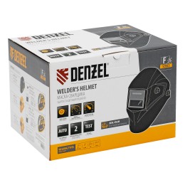 Denzel Щиток защитный лицевой (маска сварщика) F9, см. окно 100x60, Real Color, DIN 4-8/9-13 89718