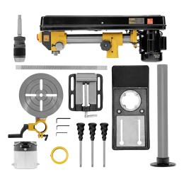 Denzel Станок сверлильный радиальный DDM-550R, 550 Вт, 16 мм, 12 ск., настольный 95323