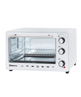 Sakura Духовка электрическая SA-7026W 1800Вт 48л таймер бел