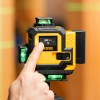Лазерный уровень мультипризменный DLV 360-4T, 30 м, зеленый луч, Li-Ion 2,4 Aч, штатив Denzel 350815