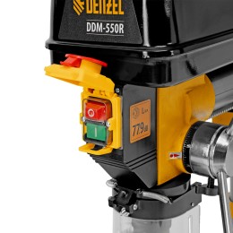 Denzel Станок сверлильный радиальный DDM-550R, 550 Вт, 16 мм, 12 ск., настольный 95323