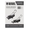 Газонокосилка бензиновая GLD-410SP-K, 150 см3, 41 см, привод, 40 л Denzel 58813
