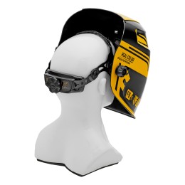 Denzel Щиток защитный лицевой (маска сварщика) F9, см. окно 100x60, Real Color, DIN 4-8/9-13 89718