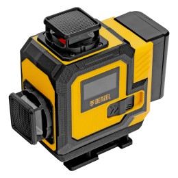Denzel Лазерный уровень мультипризменный DLV-360-4C, 30 м, зеленый луч, Li-Ion 2,4 Aч, кейс 35081