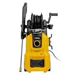 Denzel Моечная машина высокого давления R-180iD, 2000 Вт, 180 бар, 420 л/ч, асинх. двиг., бараб. 58266 