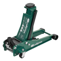 Сибртех Домкрат гидравлический подкатной, 3,5 т, 95-520 мм, быстрый подъем, низкий подхват, проф. 50851