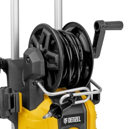 Denzel Моечная машина высокого давления R-180iD, 2000 Вт, 180 бар, 420 л/ч, асинх. двиг., бараб. 58266 