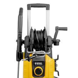 Denzel Моечная машина высокого давления R-180iD, 2000 Вт, 180 бар, 420 л/ч, асинх. двиг., бараб. 58266 